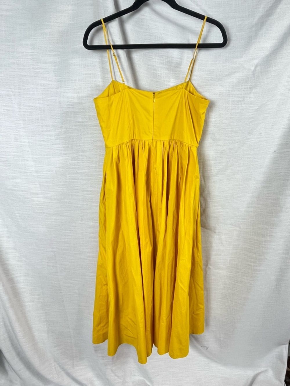 J. Crew Sunny Yellow Spaghetti Strap Sundress Size 4 - Picture 2 of 5